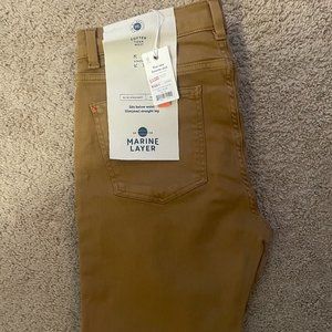 Marine Layer Slim-Straight Khaki Pants